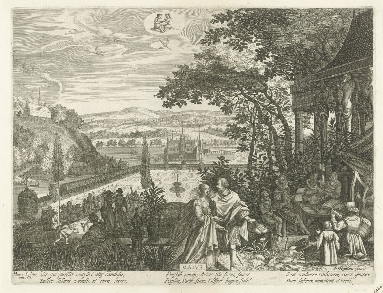 Mei door Egidius  Sadeler (II)
