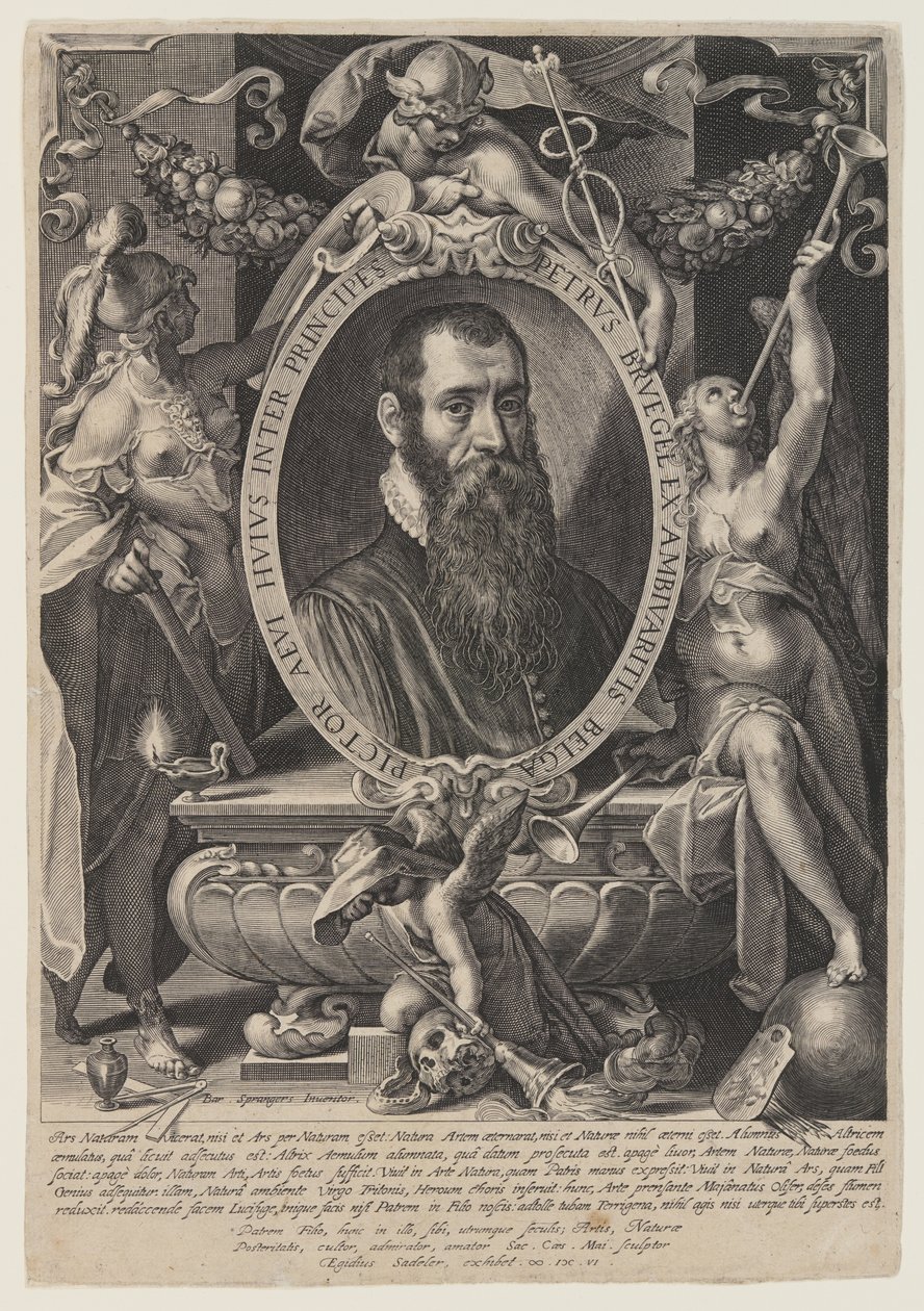 Pieter Brueghel II door Aegidius Sadeler II