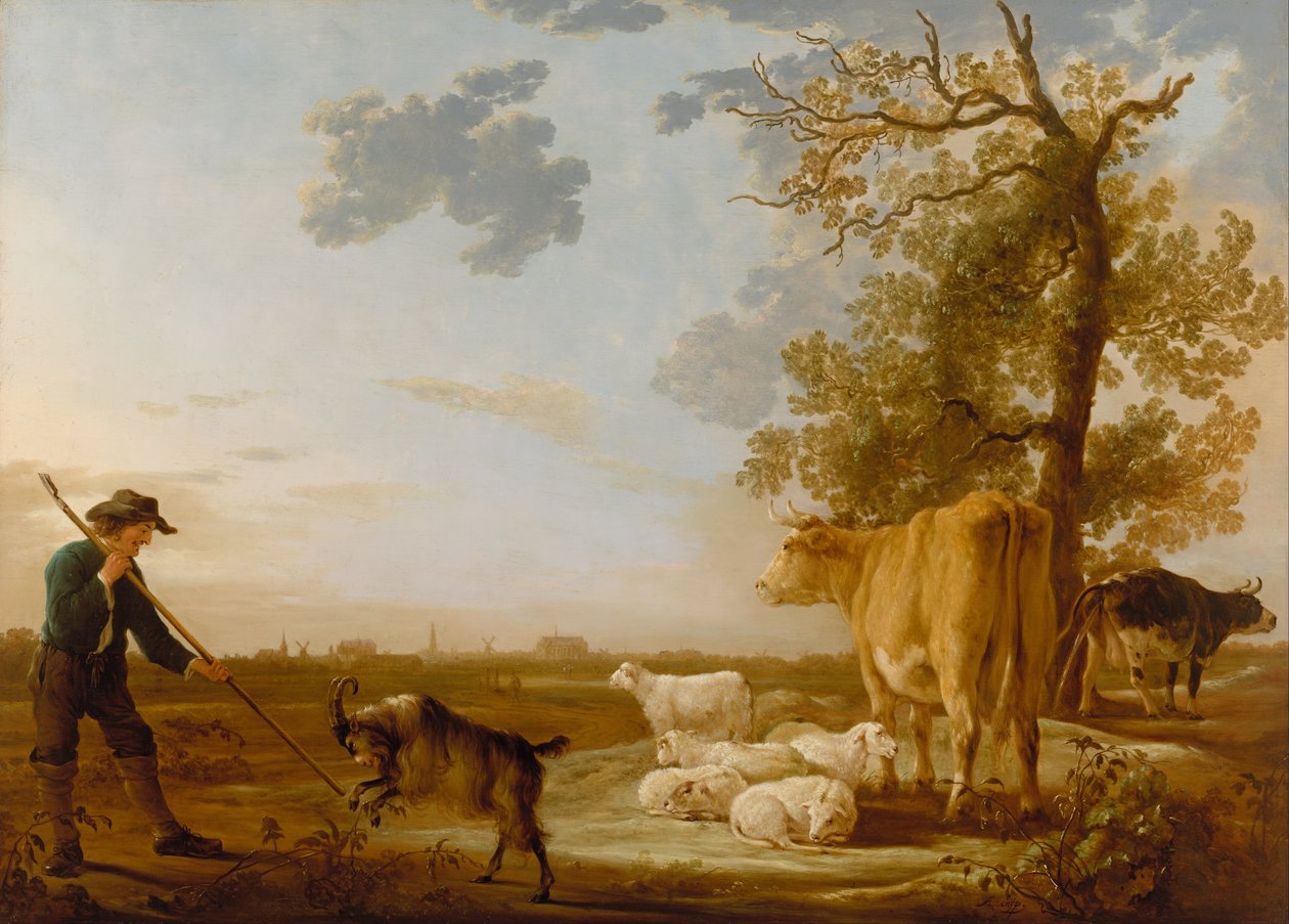 Landschap met vee door Aelbert Cuyp