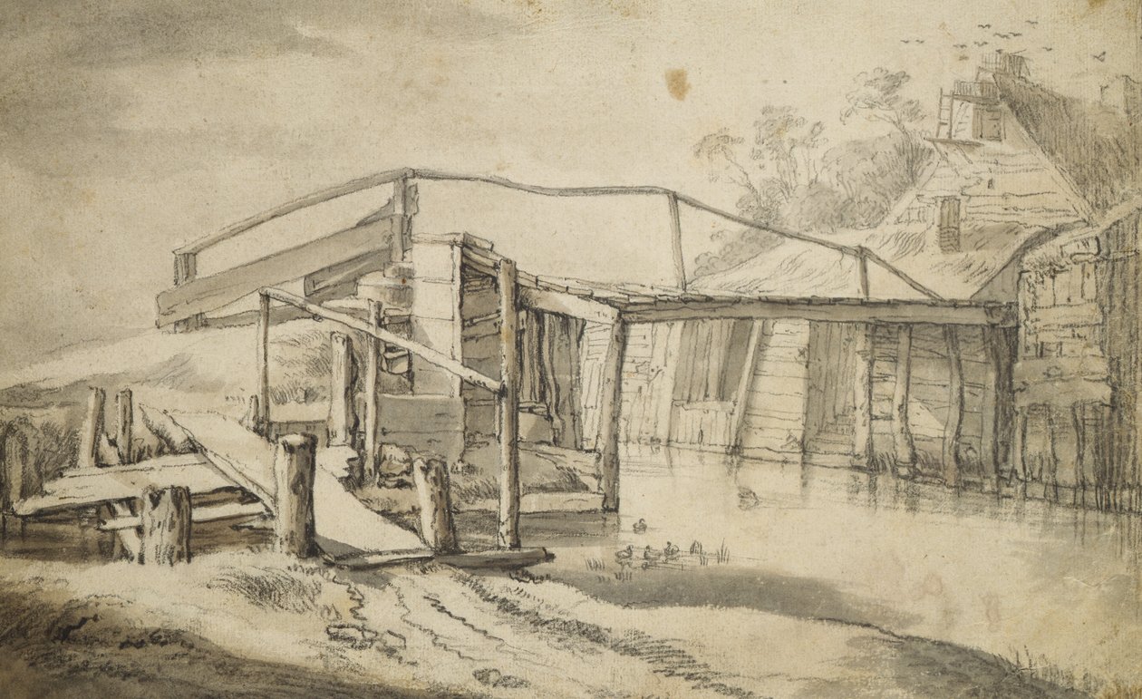 In de polder, 1644 door Aelbert Cuyp