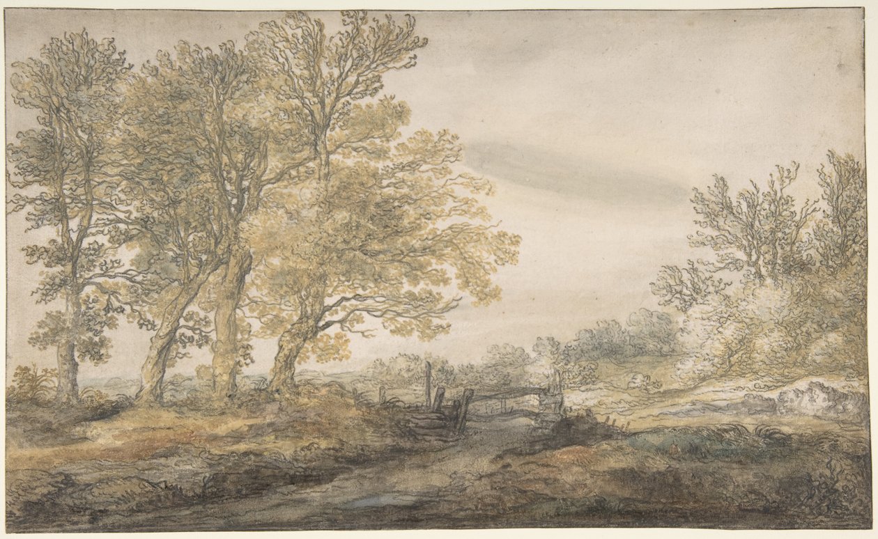 Landschap met bomen door Aelbert Cuyp