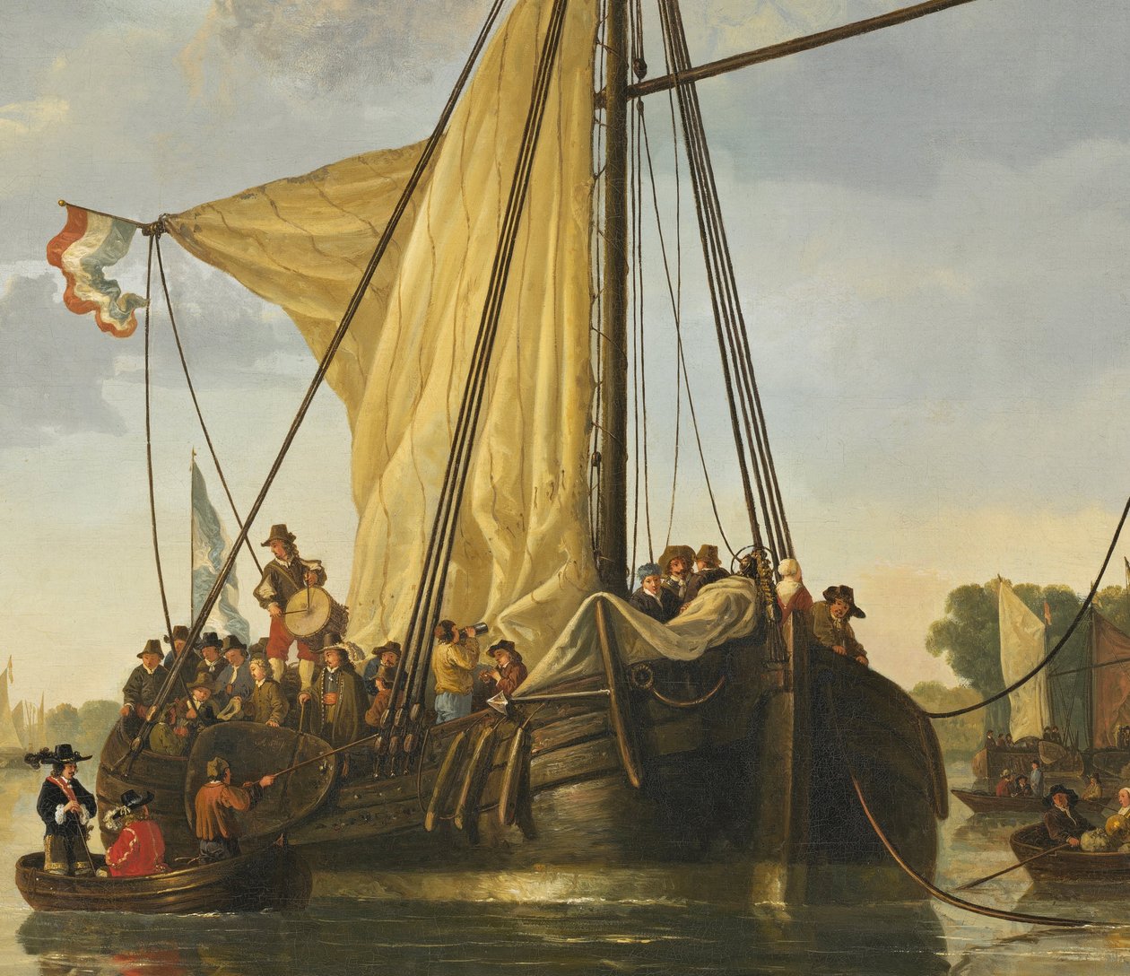 De Maas bij Dordrecht door Aelbert Cuyp