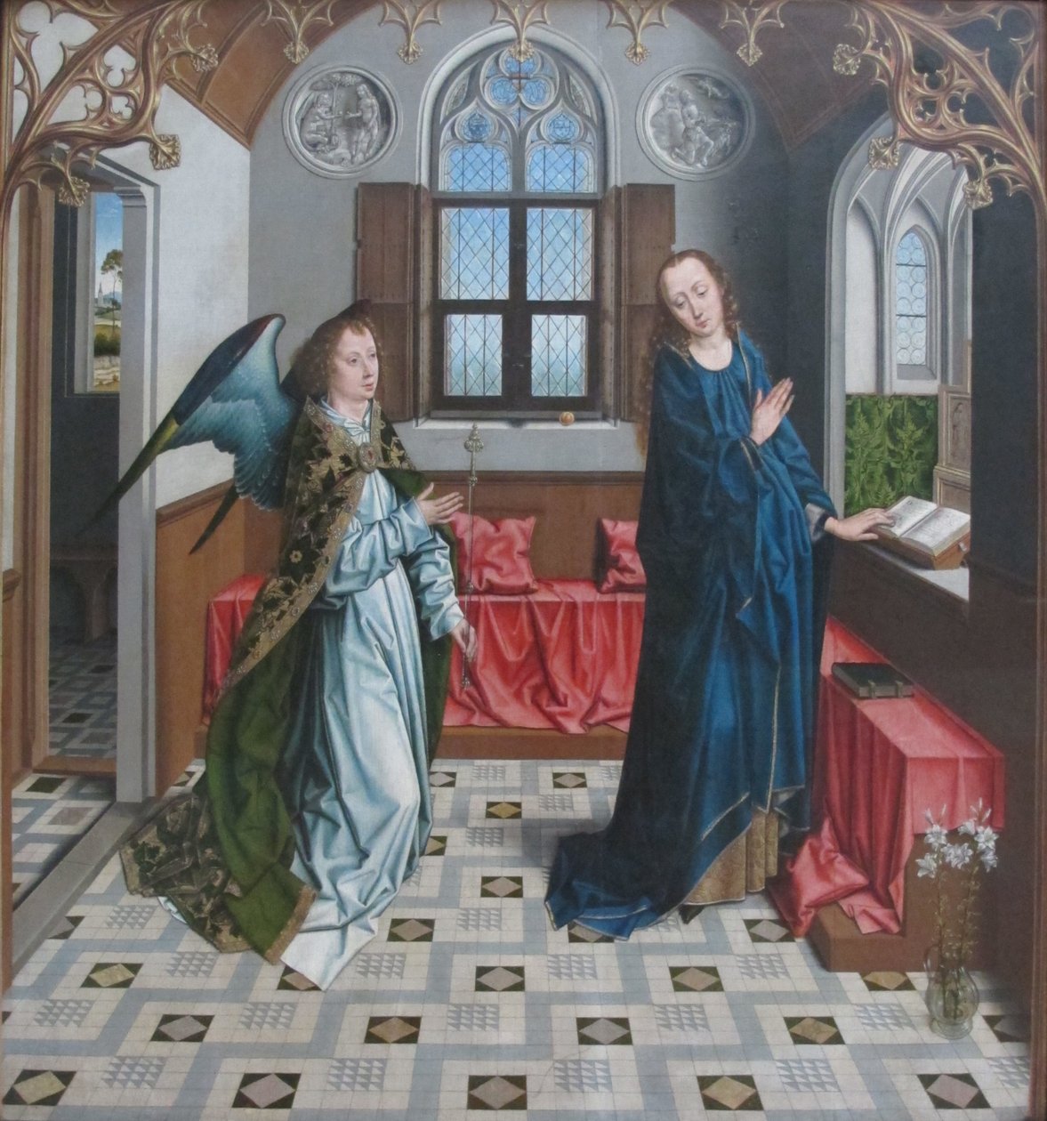 Duits: Verkündigung an Maria Annunciation. door Aelbrecht Bouts