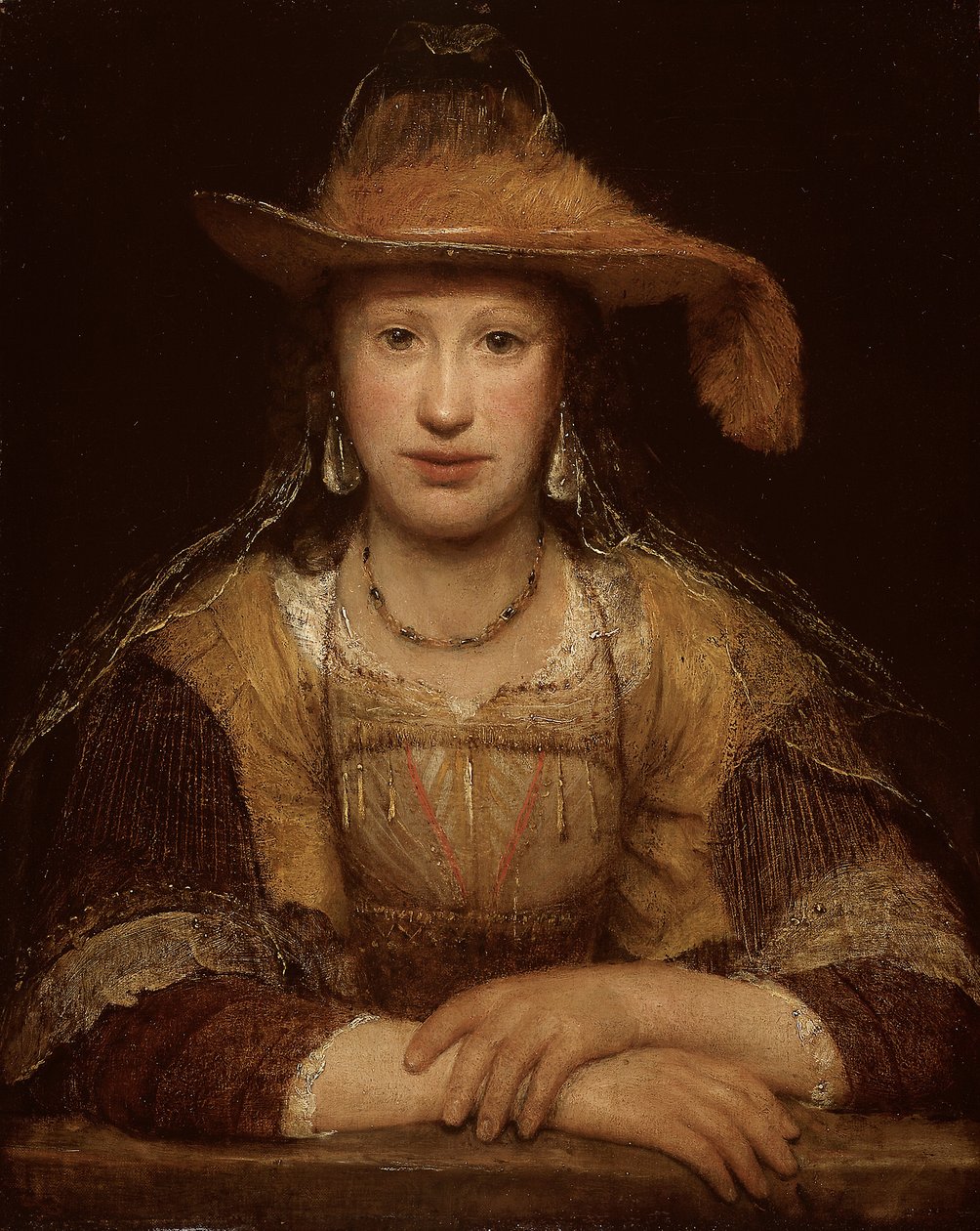 Portret van een Jonge Vrouw, c.1690 door Aernt de Gelder