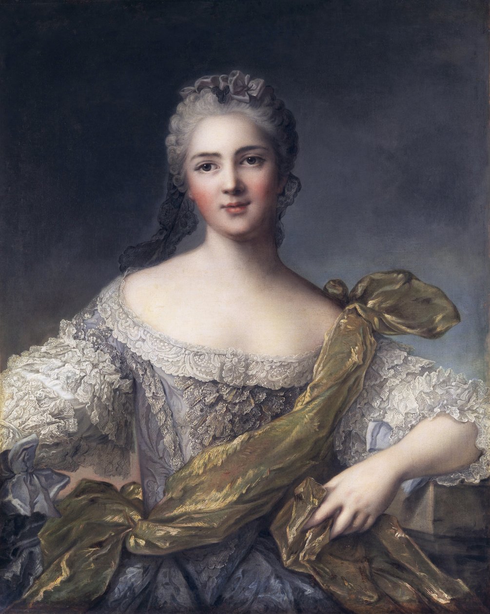 Portret van Victoire de France door After Jean Marc Nattier