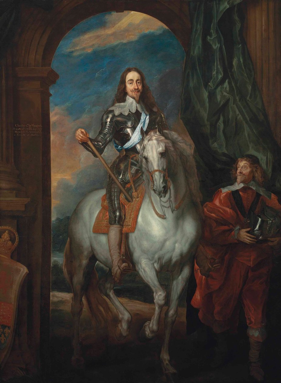 Koning Karel I met Monsieur de St. Antoine door after Anthony van Dyck