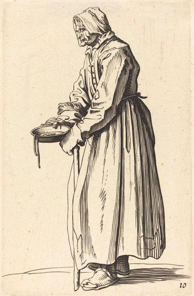 Bedelares met Pan door After Jacques Callot