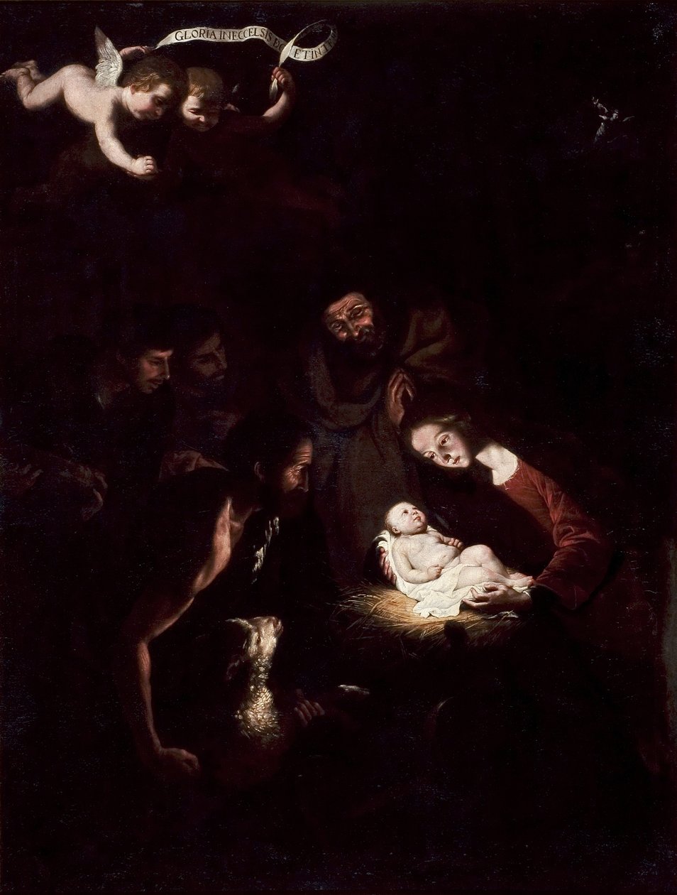 Aanbidding door herders door after Jusepe de Ribera