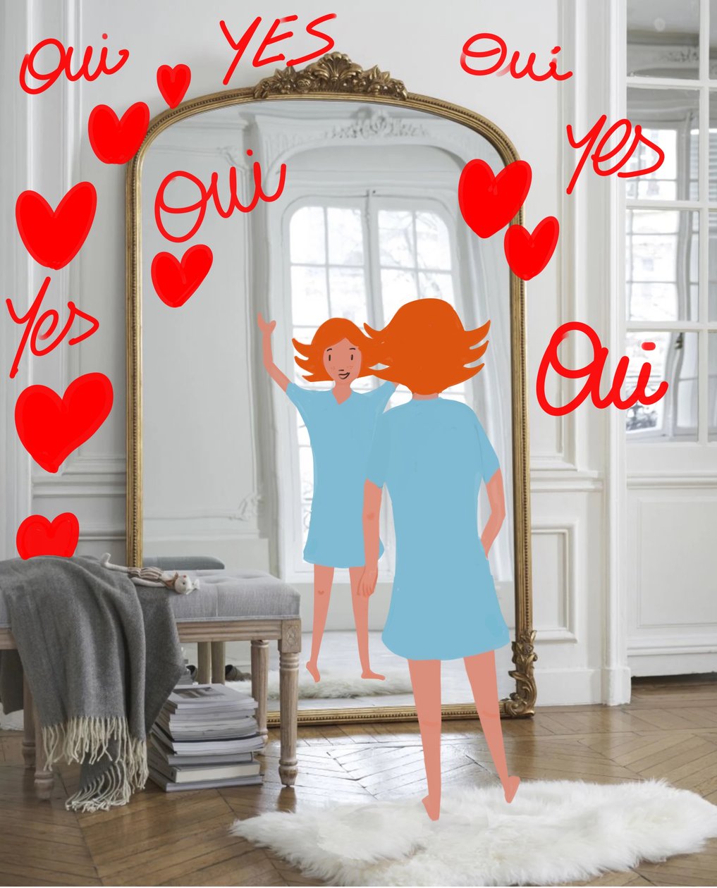 YES OUI, 2023 door Agnes Girardon