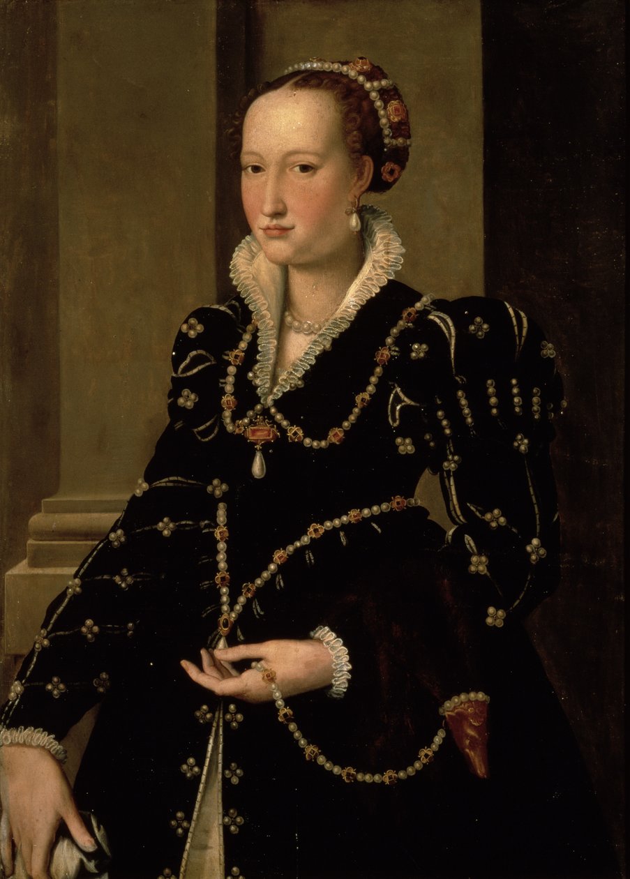 Portret van Laudomia de Medici door Agnolo Bronzino