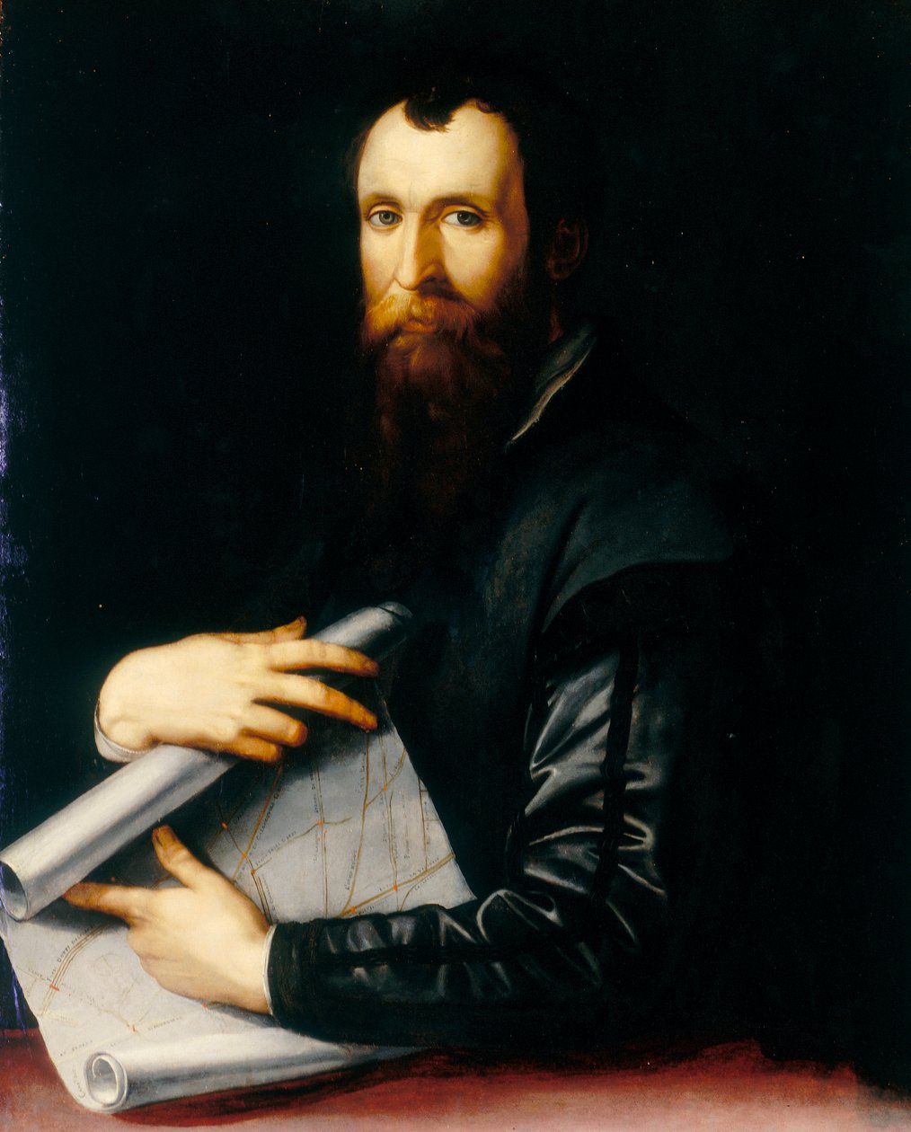Portret van de ingenieur Luca Martina door Agnolo Bronzino