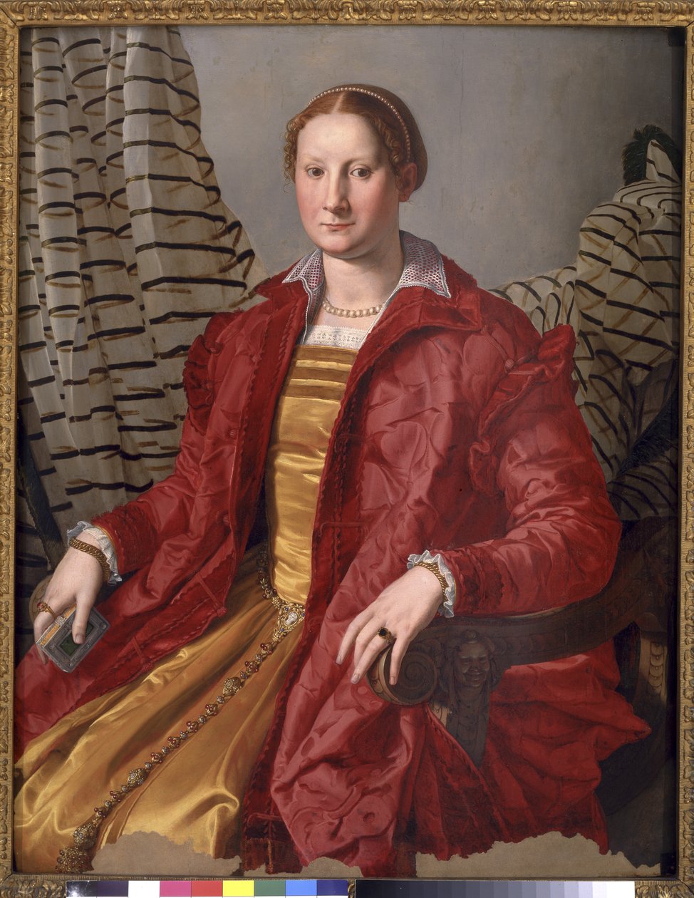 Portret van een dame, c.1550-55 door Agnolo Bronzino
