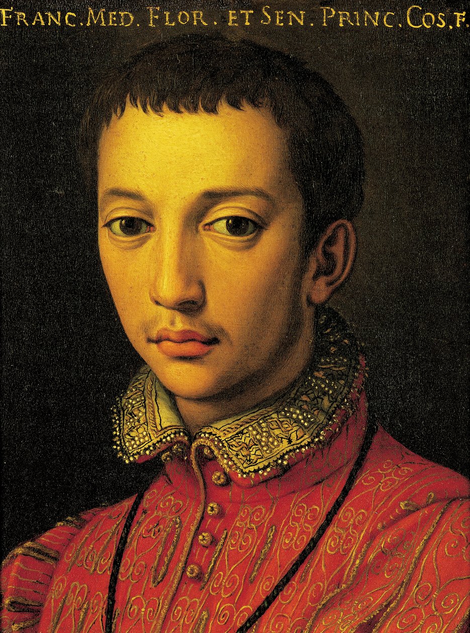 Portret van Francesco I de Medici door Agnolo Bronzino