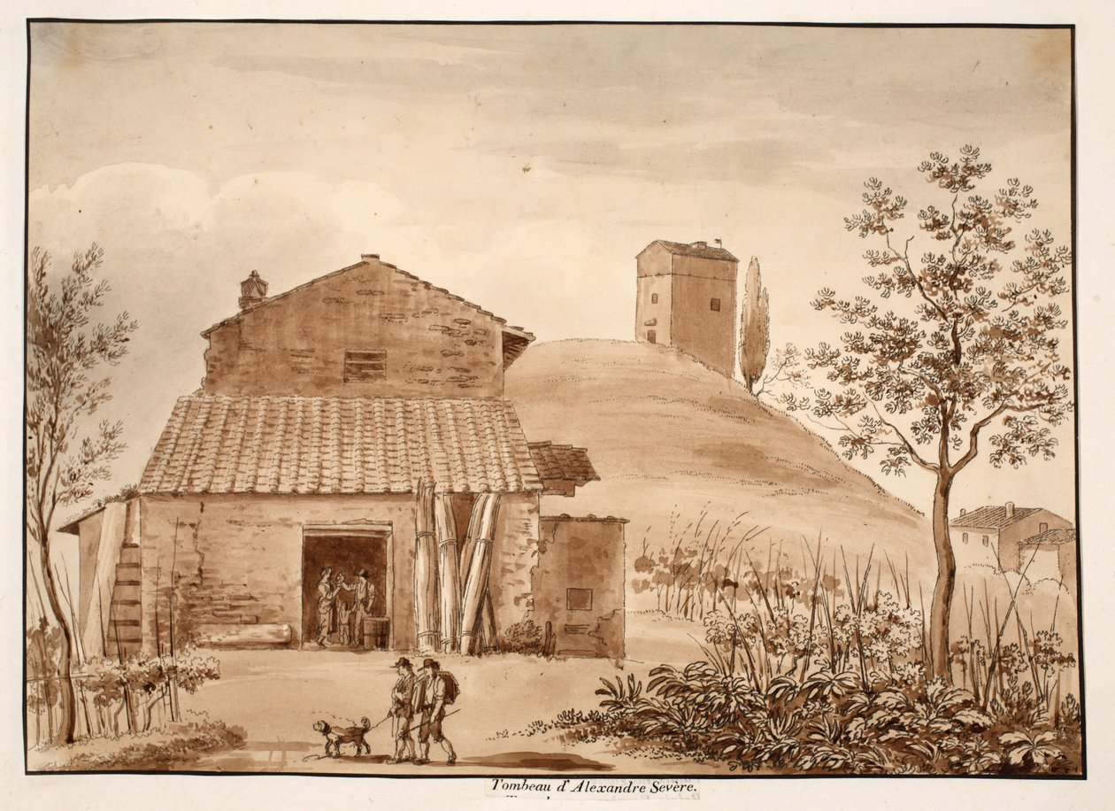 Graf van Alexander Severus, 1833 door Agostino Tofanelli