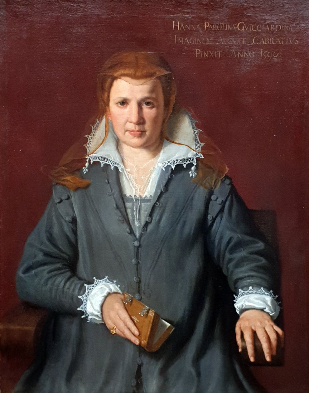 Anna Parolini Guicciardini door Agostino Carracci