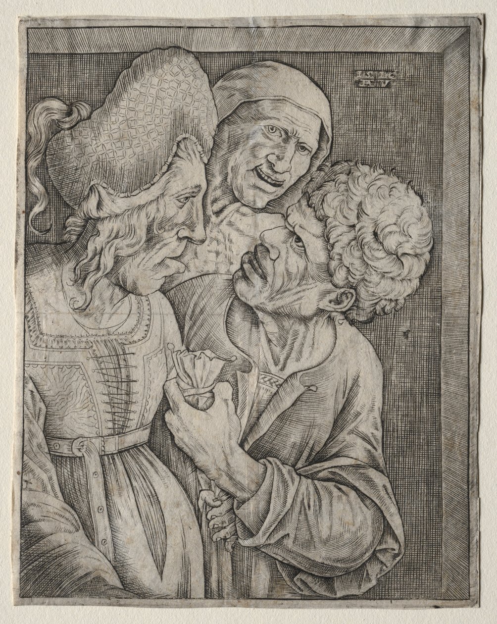De Rijke Oude Vrouw door Agostino Veneziano