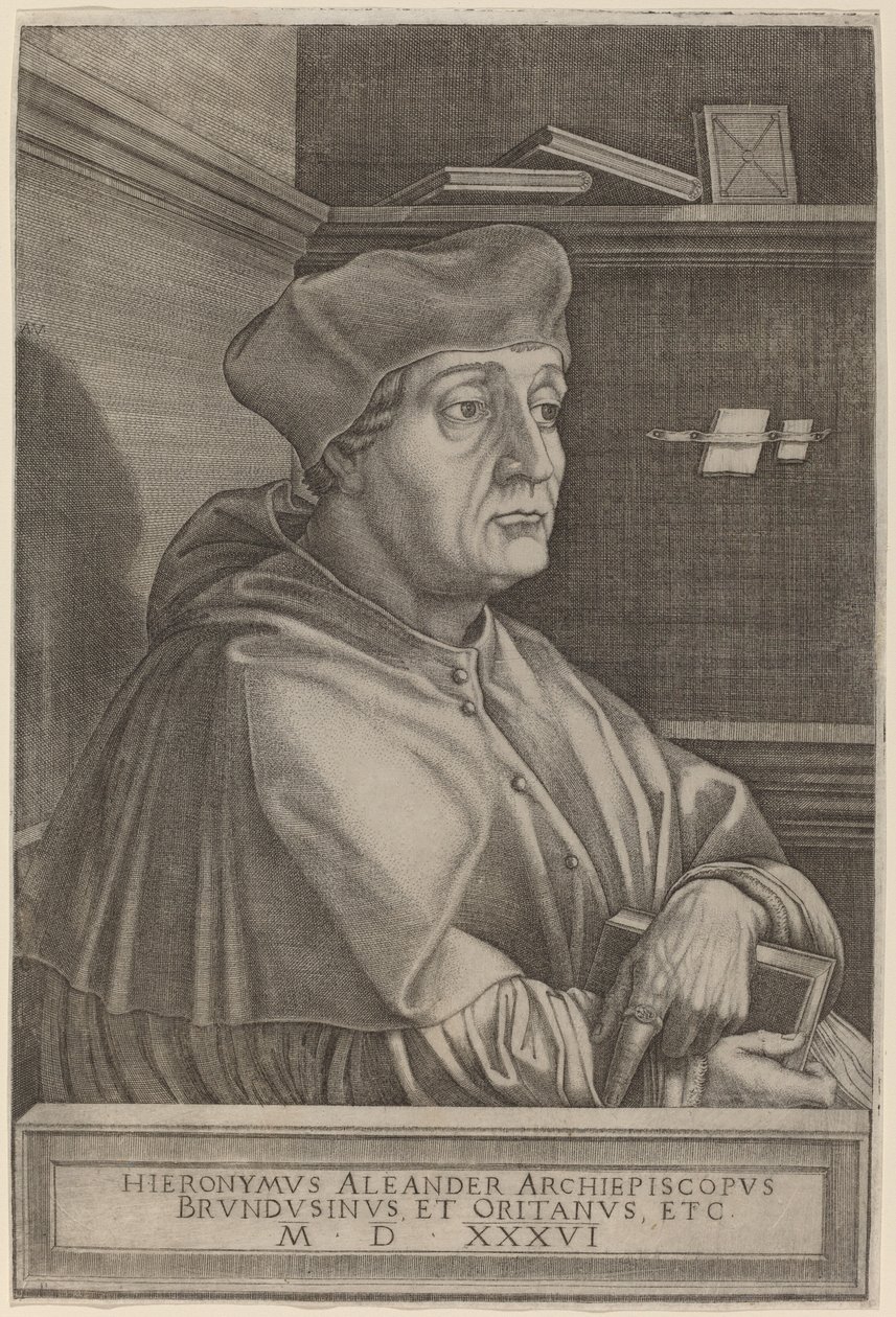 Hieronymus Alexander, Aartsbisschop van Brindisi door Agostino dei Musi