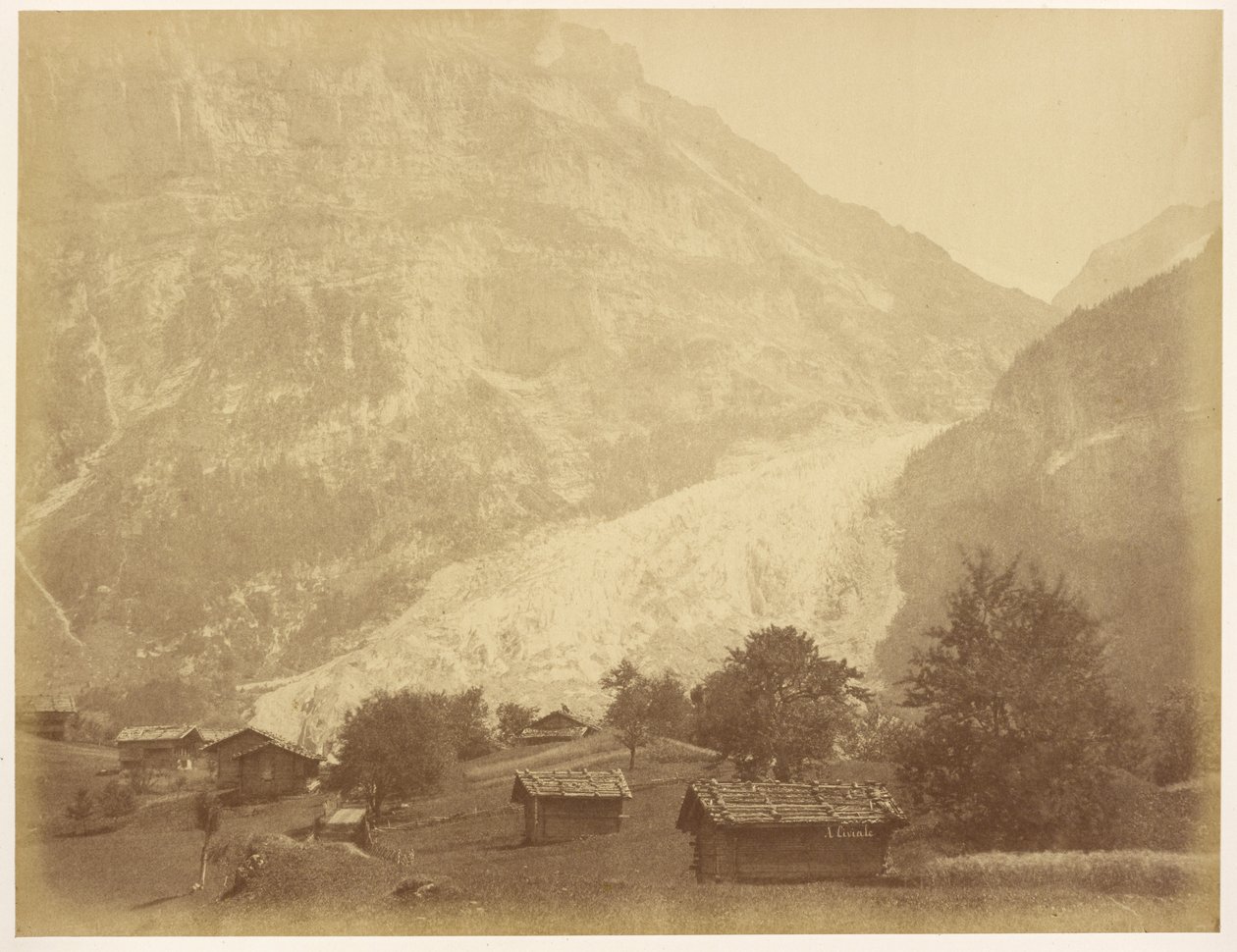 Grindelwald Benedengletsjer en Boenisseg Route op de Mettenberg door Aimé Civiale