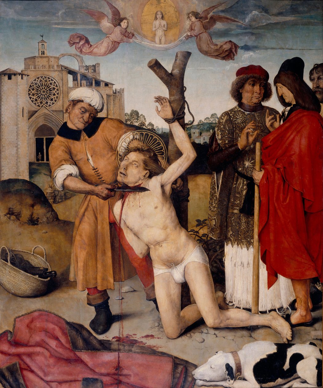 Het martelaarschap van Sint Cucuphas door Aine Bru