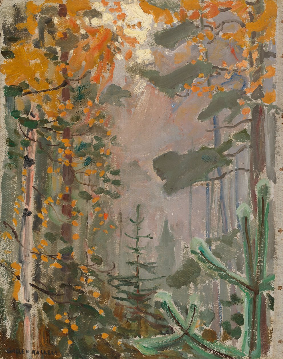 Herfstlandschap door Akseli Gallen-Kallela