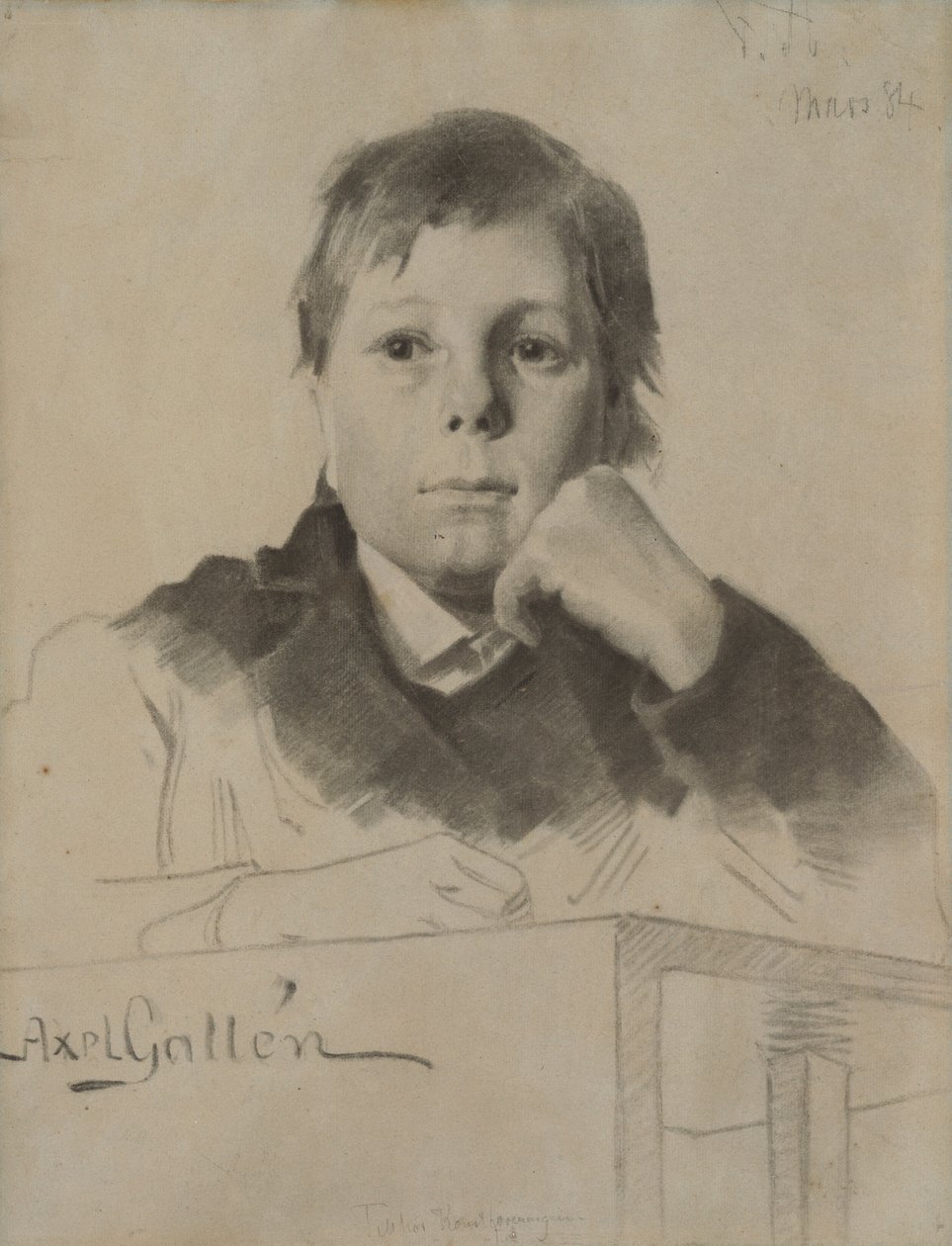 Jongen door Akseli Gallen-Kallela