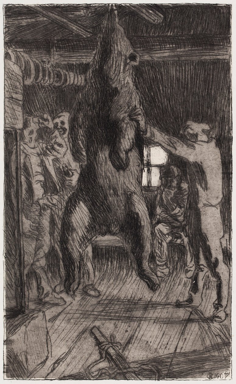 Feest na een berenjacht door Akseli Gallen-Kallela
