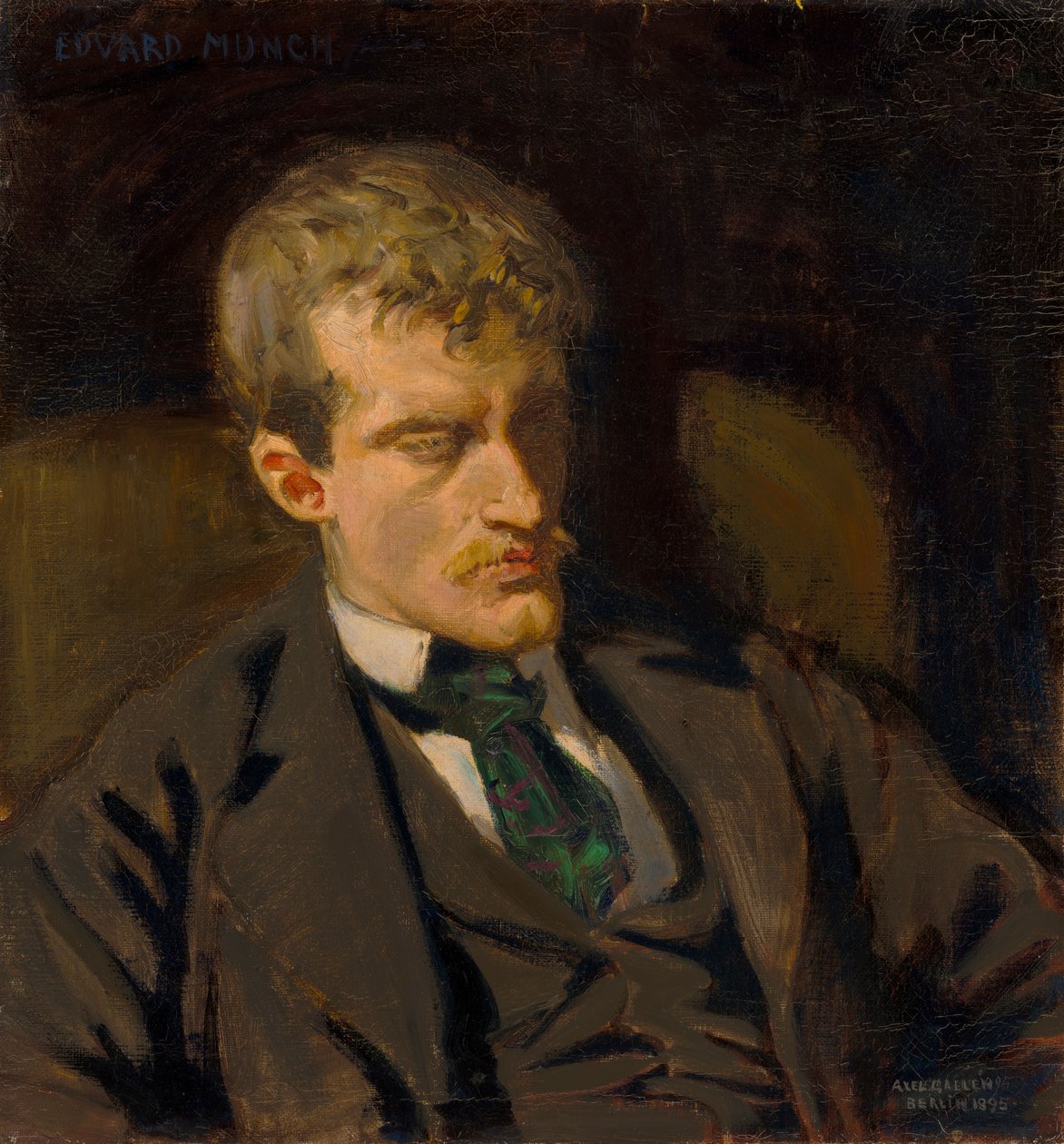 Portret van Edvard Munch door Akseli Gallen-Kallela