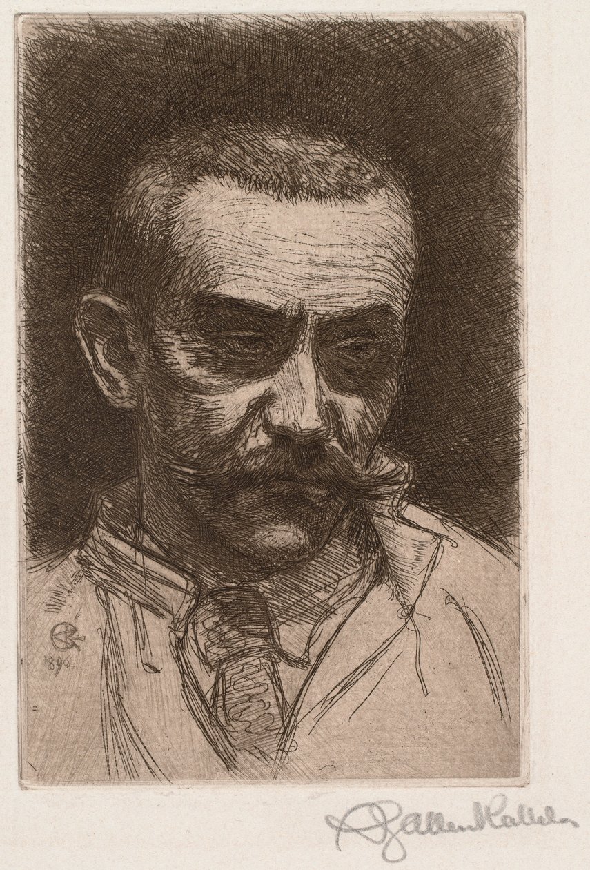 Portret van Louis Sparre door Akseli Gallen-Kallela