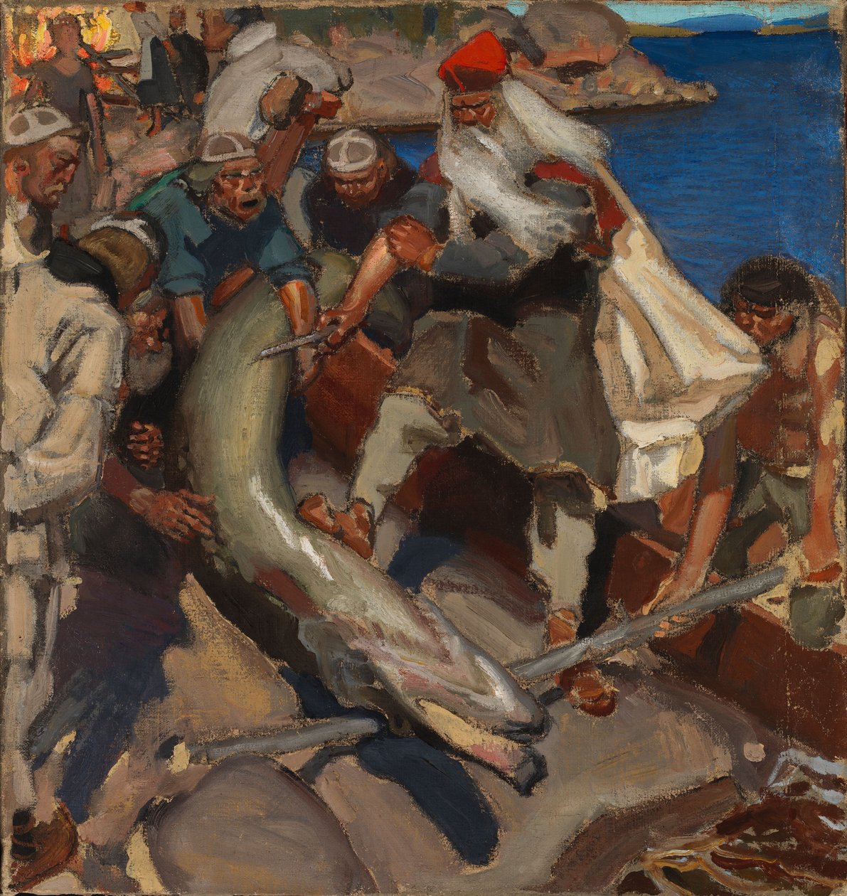 De reusachtige snoek door Akseli Gallen-Kallela