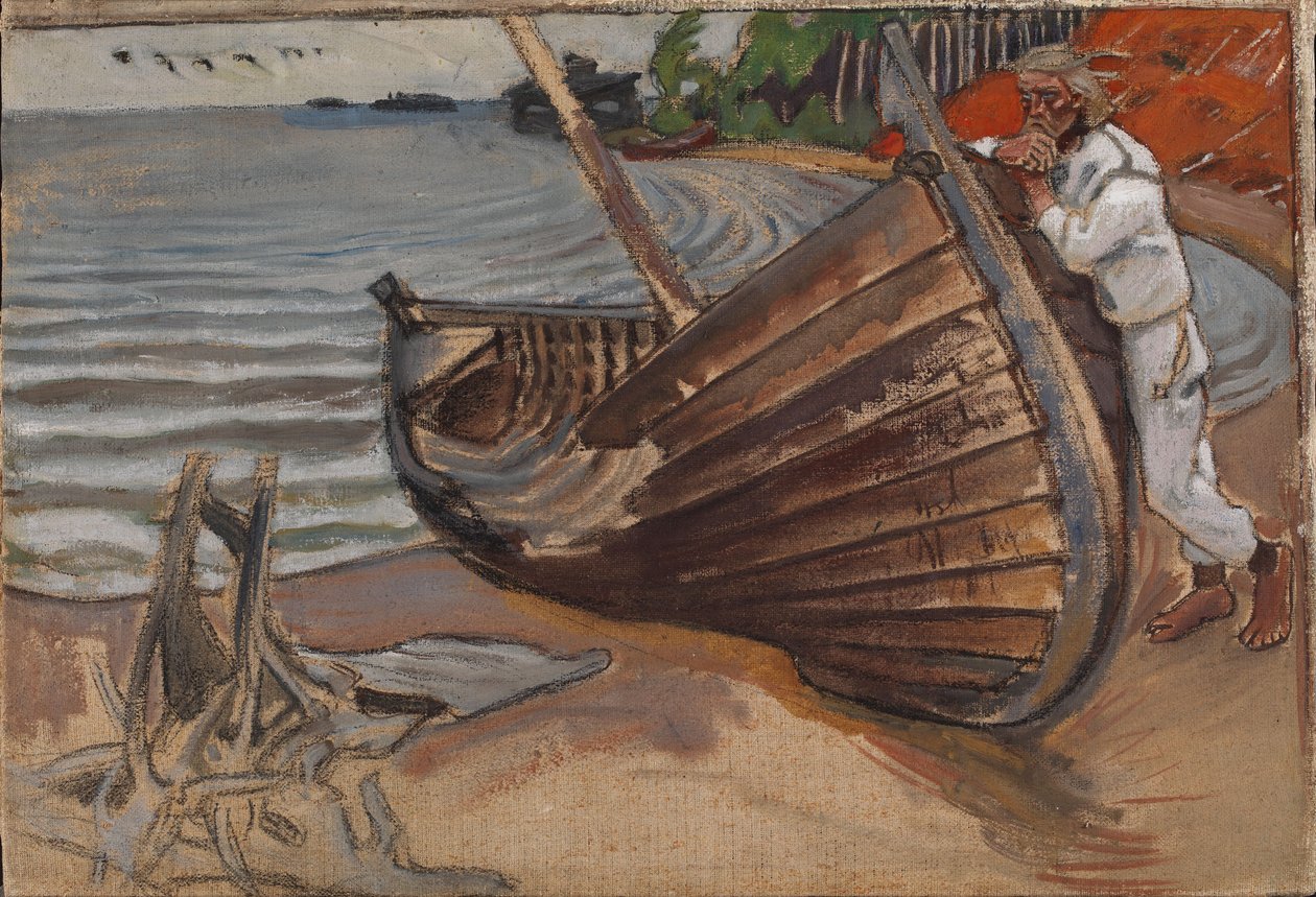 De treurboot door Akseli Gallen-Kallela