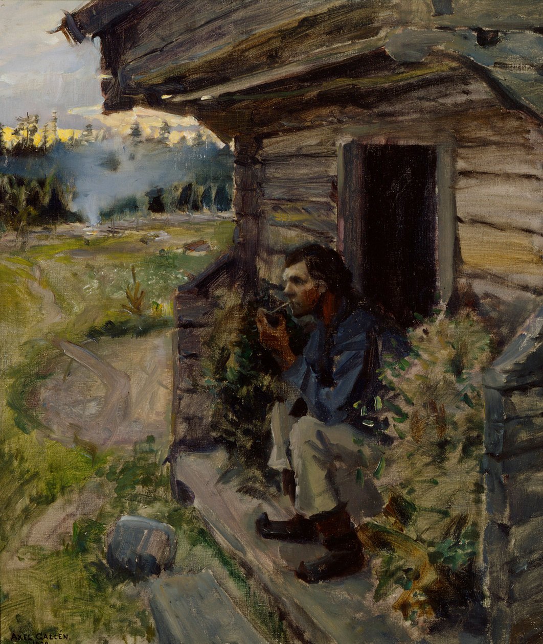 Rustige avond door Akseli Gallen-Kallela