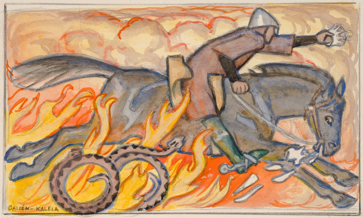 Zonder titel door Akseli Gallen-Kallela