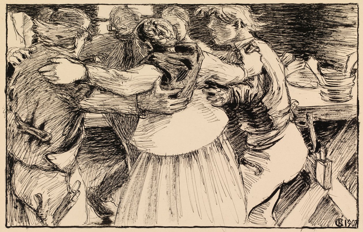 Zonder titel door Akseli Gallen-Kallela