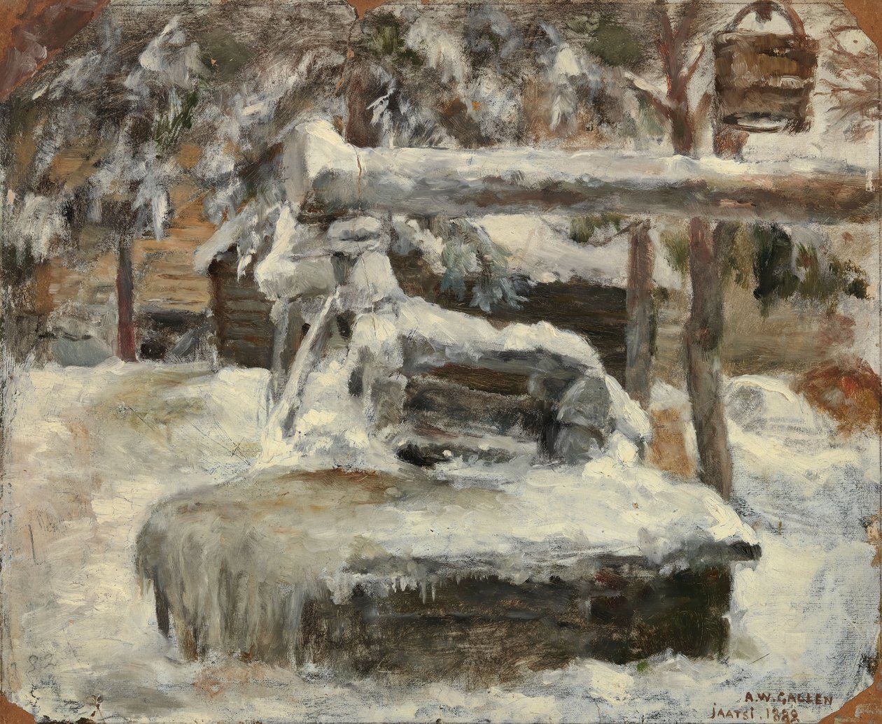 Zonder titel door Akseli Gallen-Kallela