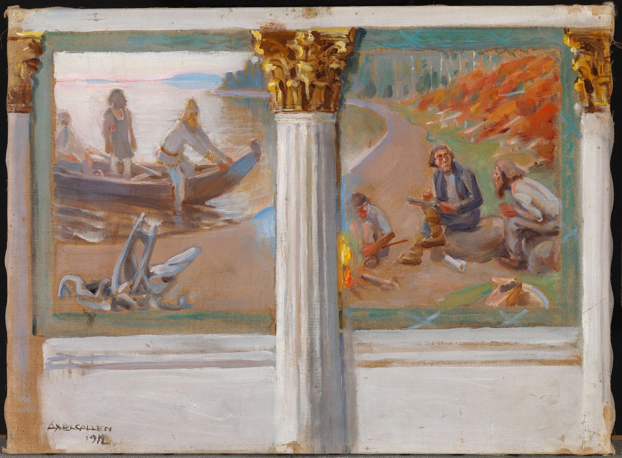 Zonder titel door Akseli Gallen-Kallela