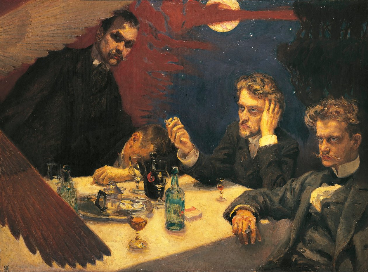 Finland, Het Symposium, Het Probleem door Akseli Valdemar Gallen Kallela