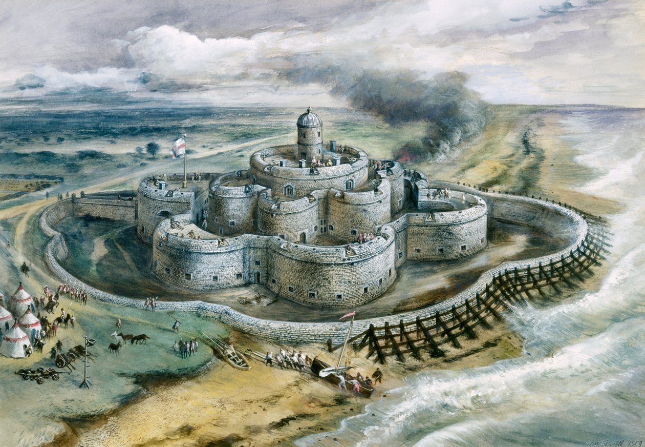 Deal Castle, 1540, ca. 1960s door Alan Ernest Sorrell