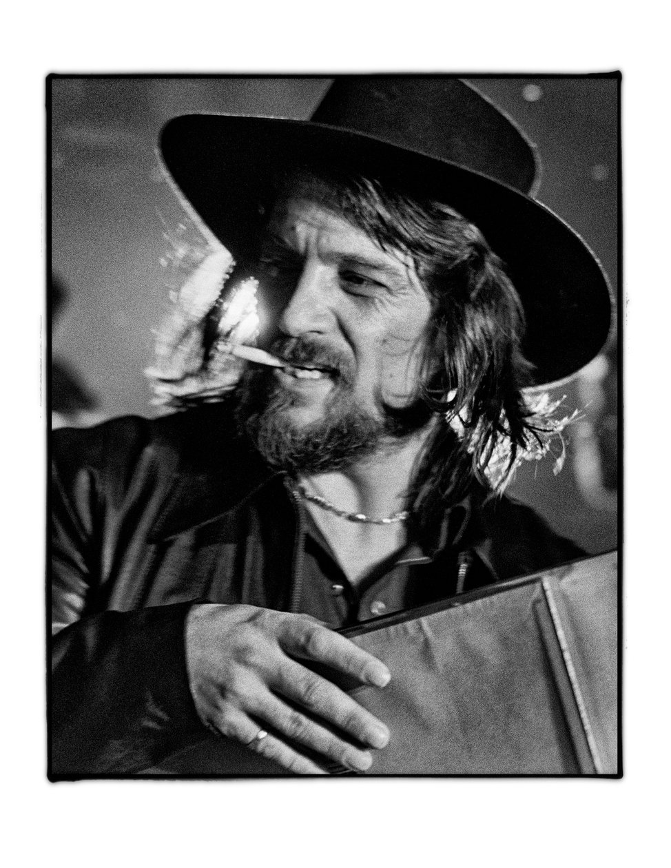 Waylon Jennings - Nashville Palace, Nashville, Tennessee - oktober 1977 (foto) door Alan Messer