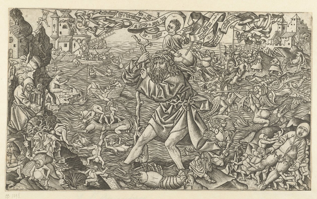 Heilige Christoffel door Alart du Hameel