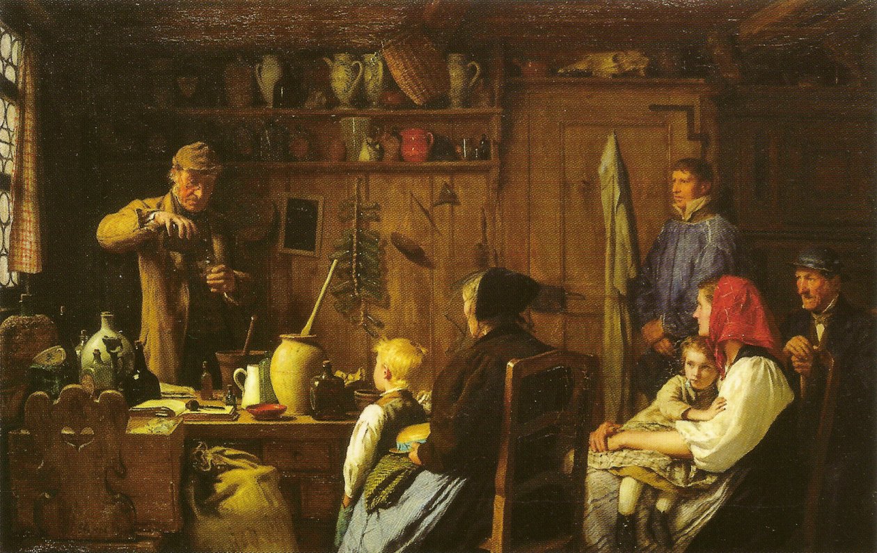 De kwakzalver door Albert Anker