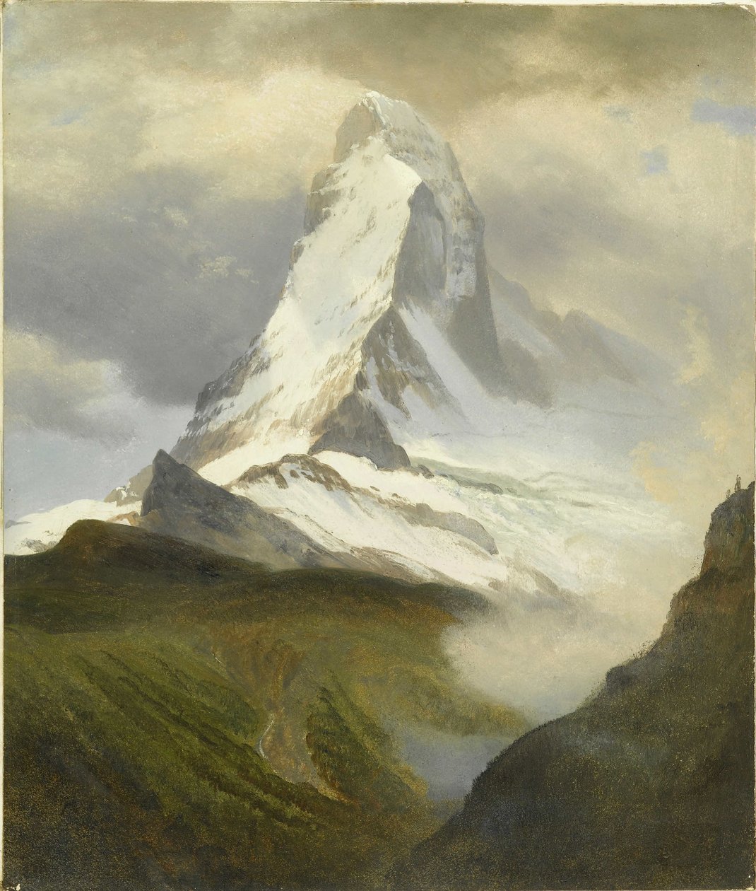 Matterhorn door Albert Bierstadt