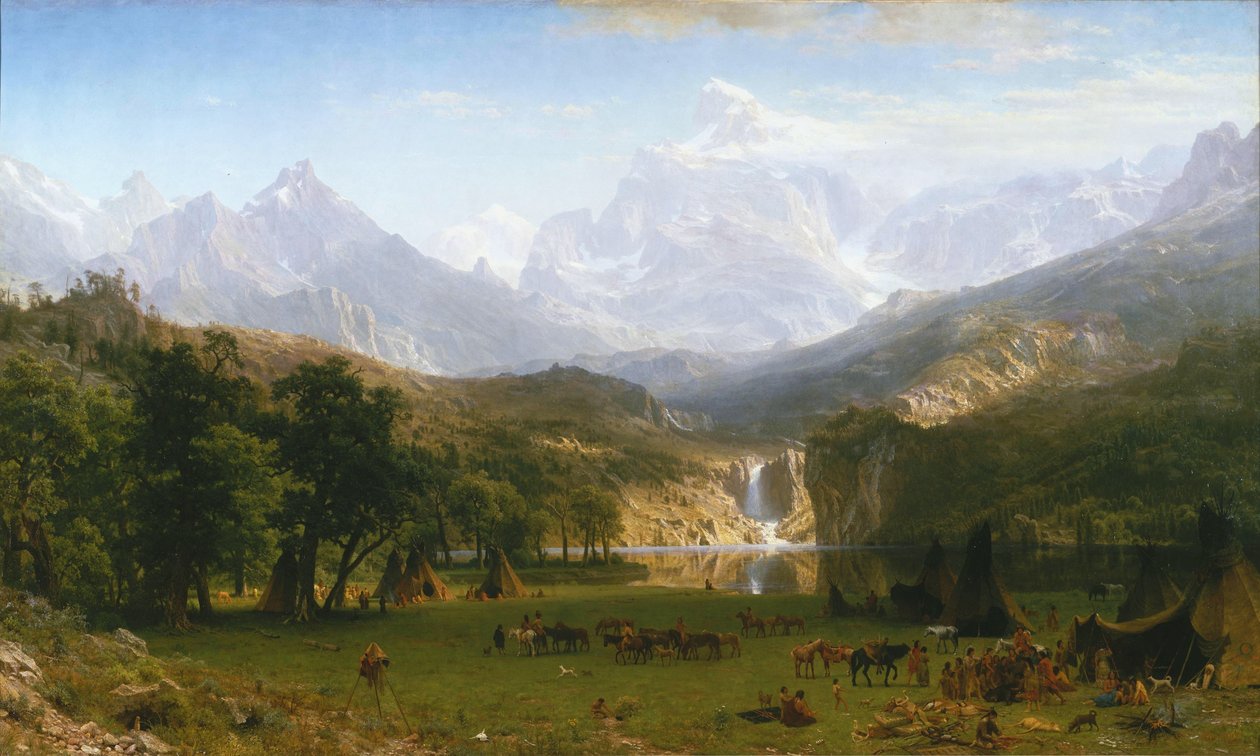 Bierstadt Landers Peak door Albert Bierstadt