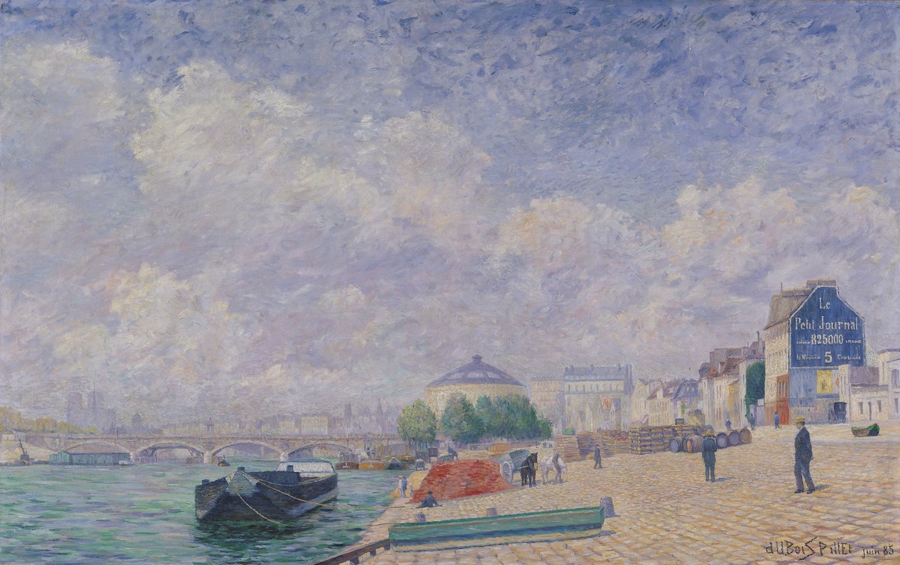 De Seine bij Bercy, 1885 door Albert Dubois Pillet