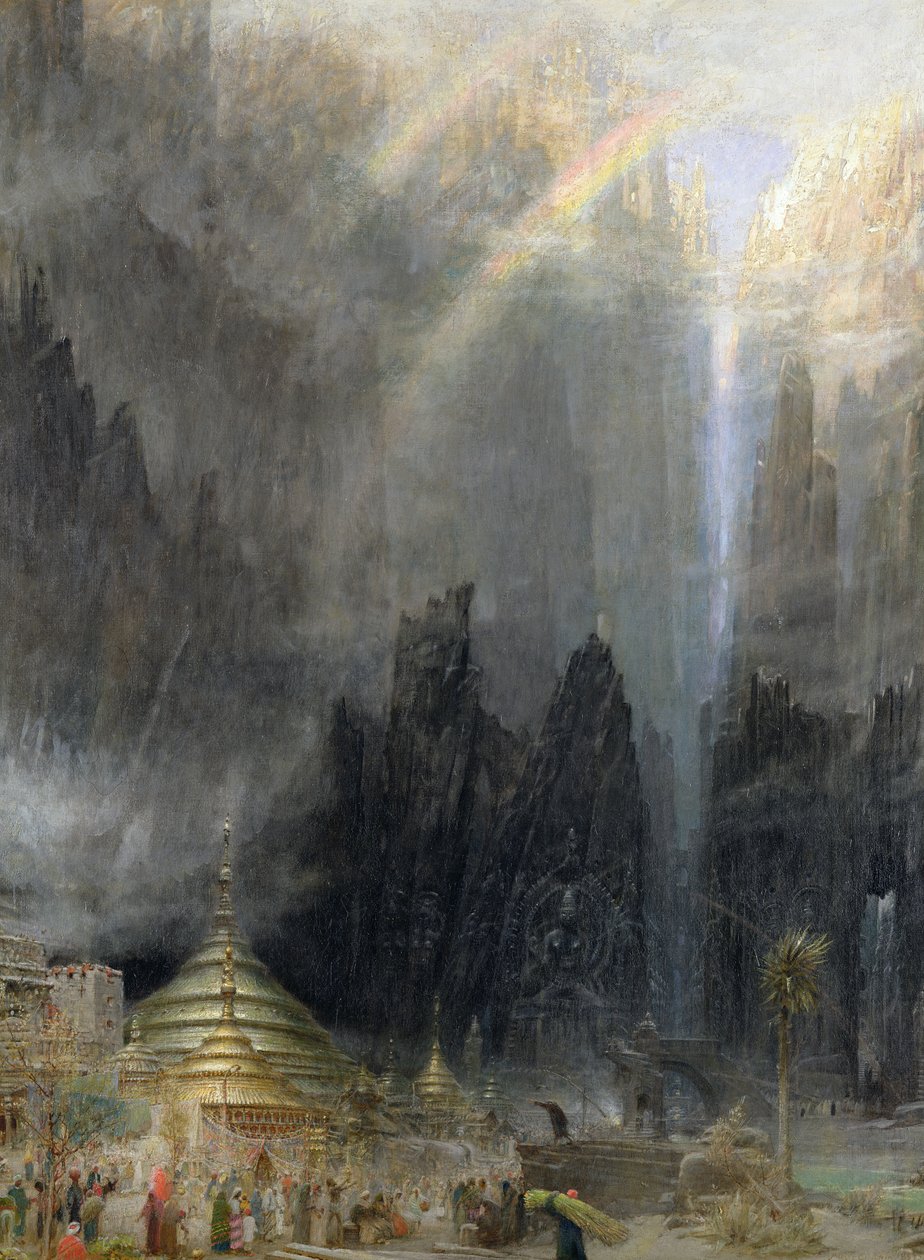 Onder het Dak van de Wereld, 1897 door Albert Goodwin