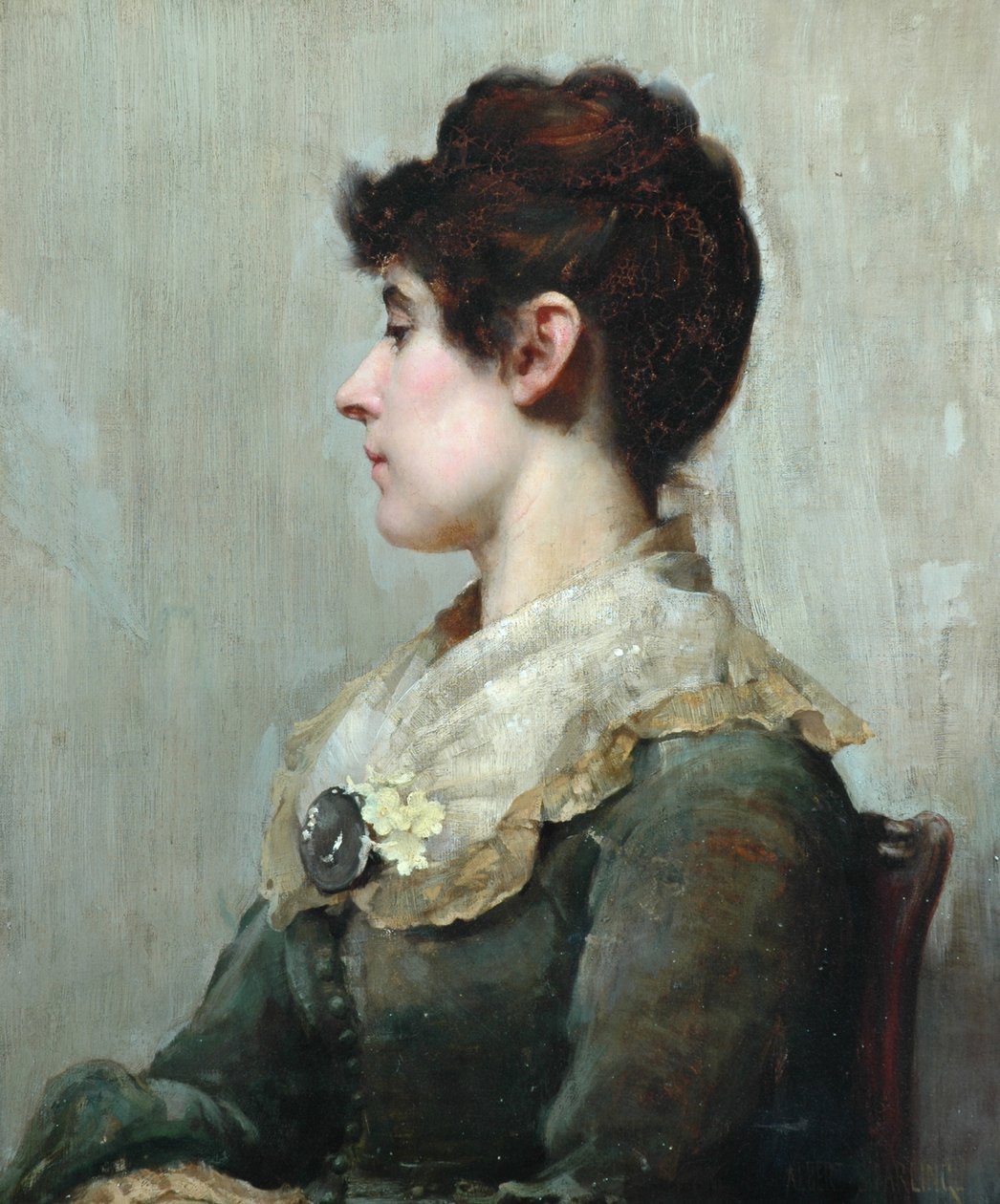 Profielportret van een Vrouw door Albert Starling