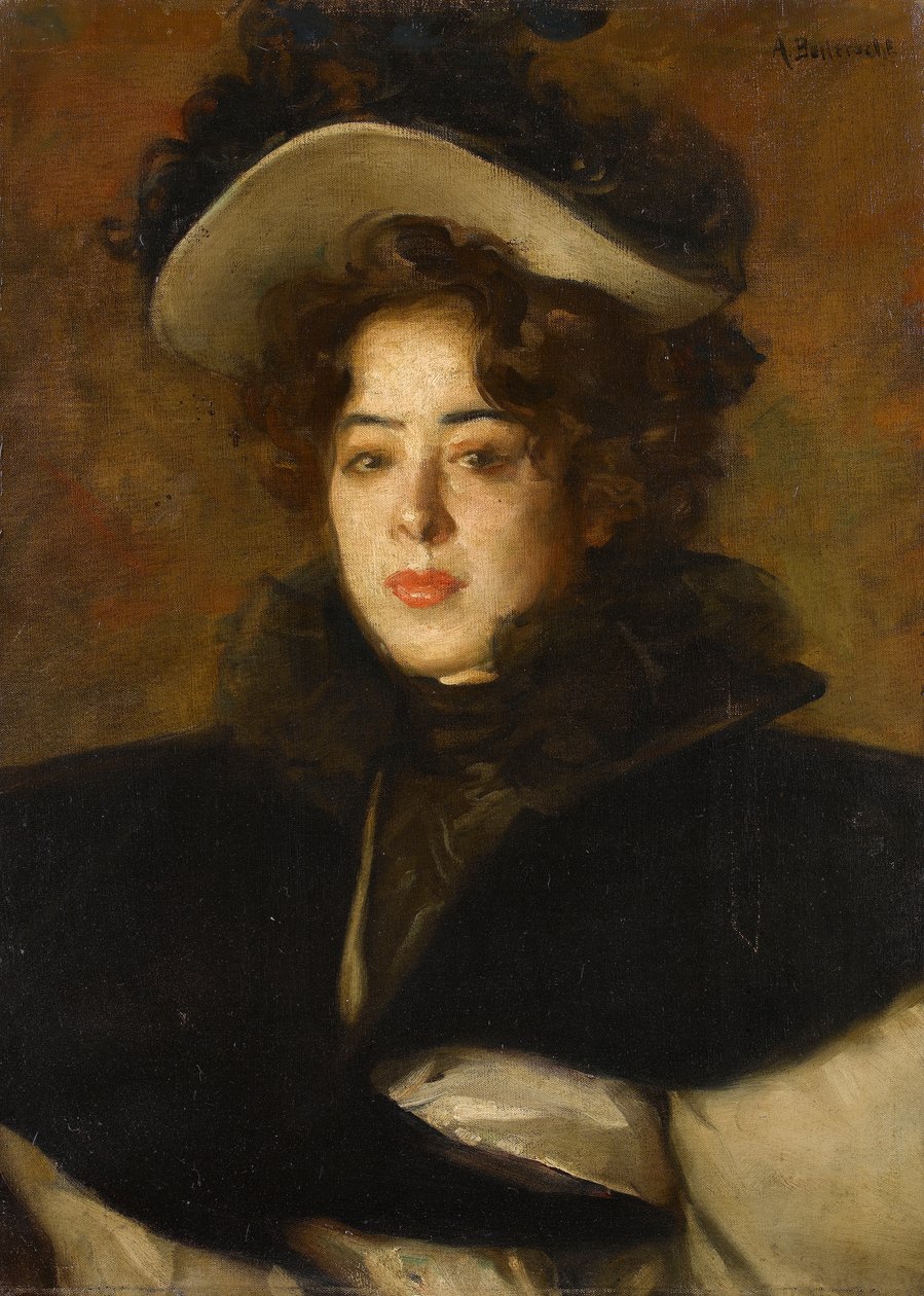 Portret van Nana door Albert de Belleroche