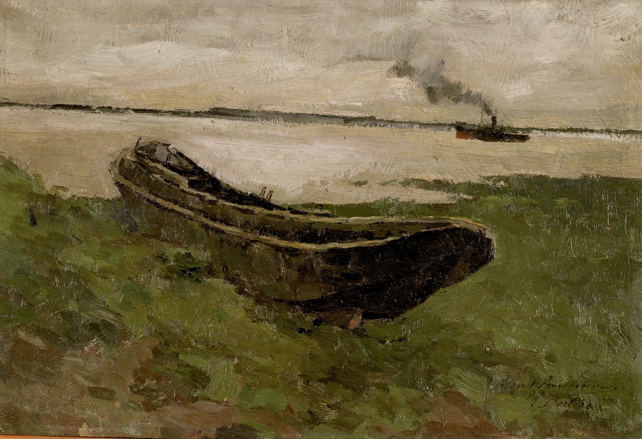 De Schelde in Doel door Albert Baertsoen