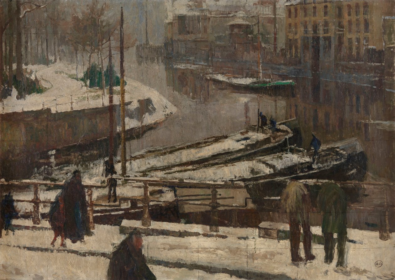 De dooi in Gent door Albert Baertsoen