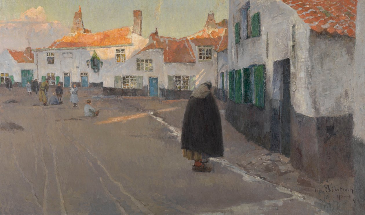 Plein in Vlaanderen door Albert Baertsoen
