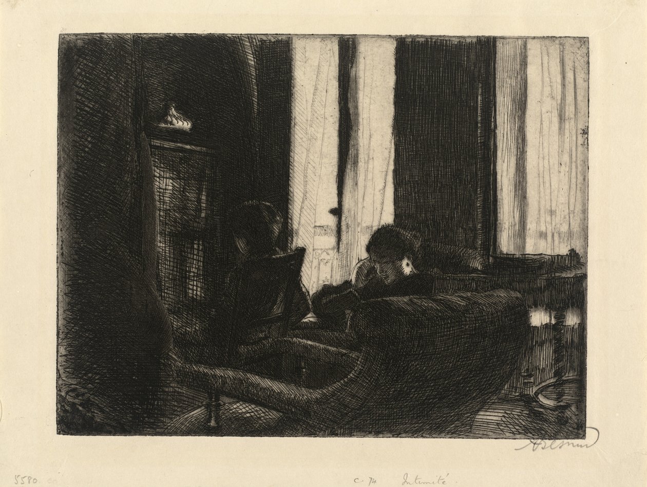 Intimiteit door Albert Besnard